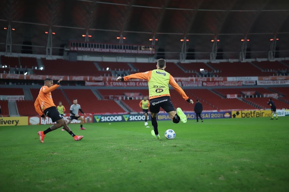 Atltico visitou o Internacional no Beira-Rio, pela quarta rodada do Brasileiro 