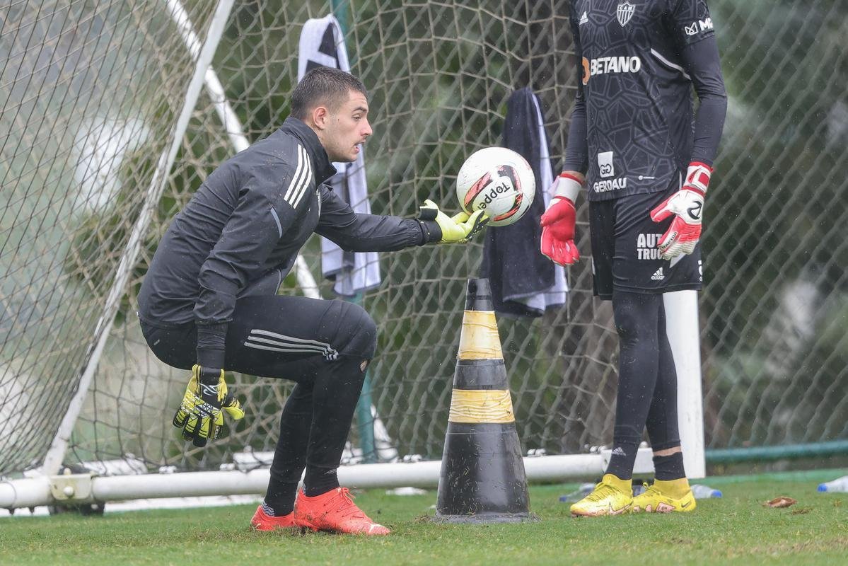 Treino do Atltico na Cidade do Galo, na manh desta tera-feira (24/1).