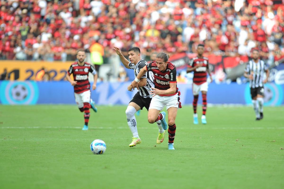 Fotos da final da Supercopa do Brasil, na Arena Pantanal, em Cuiab, entre Atltico e Flamengo