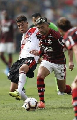 Fotos do jogo entre Flamengo e River Plate