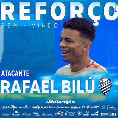 O CSA anunciou a contratao do atacante Rafael Bilu, que estava no Amrica