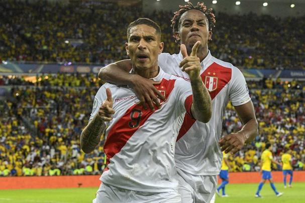 Paolo Guerrero marcou o gol de empate do Peru na final da Copa América