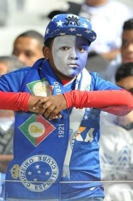 Torcida do Cruzeiro no duelo desta tera, no Mineiro, contra o Racing, pela Libertadores