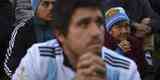 Tristeza e decepo em Buenos Aires com derrota da Argentina para a Crocia na segunda rodada da Copa