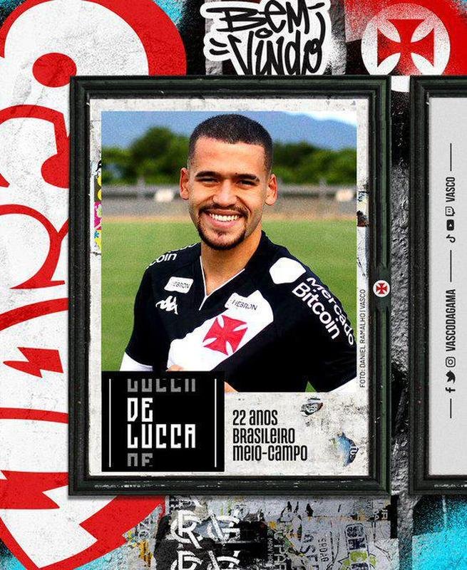 Vasco anunciou o volante De Lucca