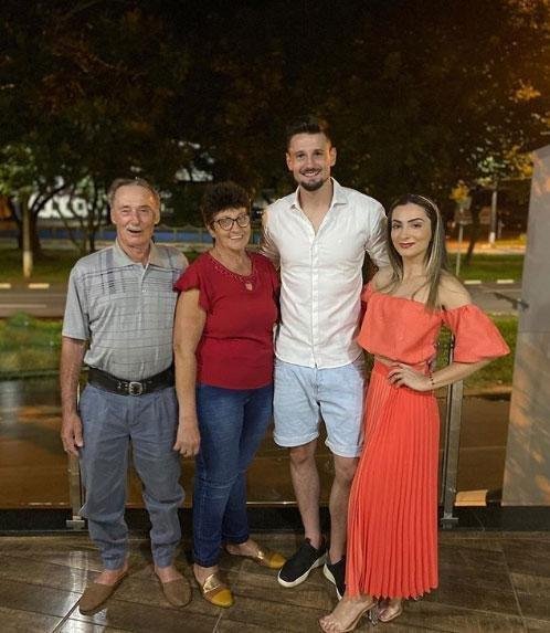 Michael passou o Natal com a famlia