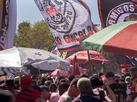 Torcida faz festa em embarque do Flamengo para a final da Libertadores