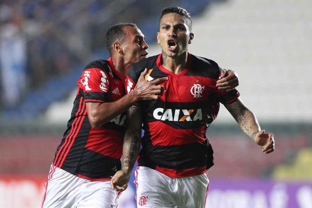 Guerrero marcou o gol de empate do Flamengo diante do Cruzeiro