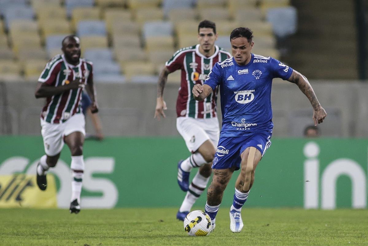 Fotos do jogo de ida das oitavas de final da Copa do Brasil, entre Fluminense e Cruzeiro, no Maracan, no Rio de Janeiro