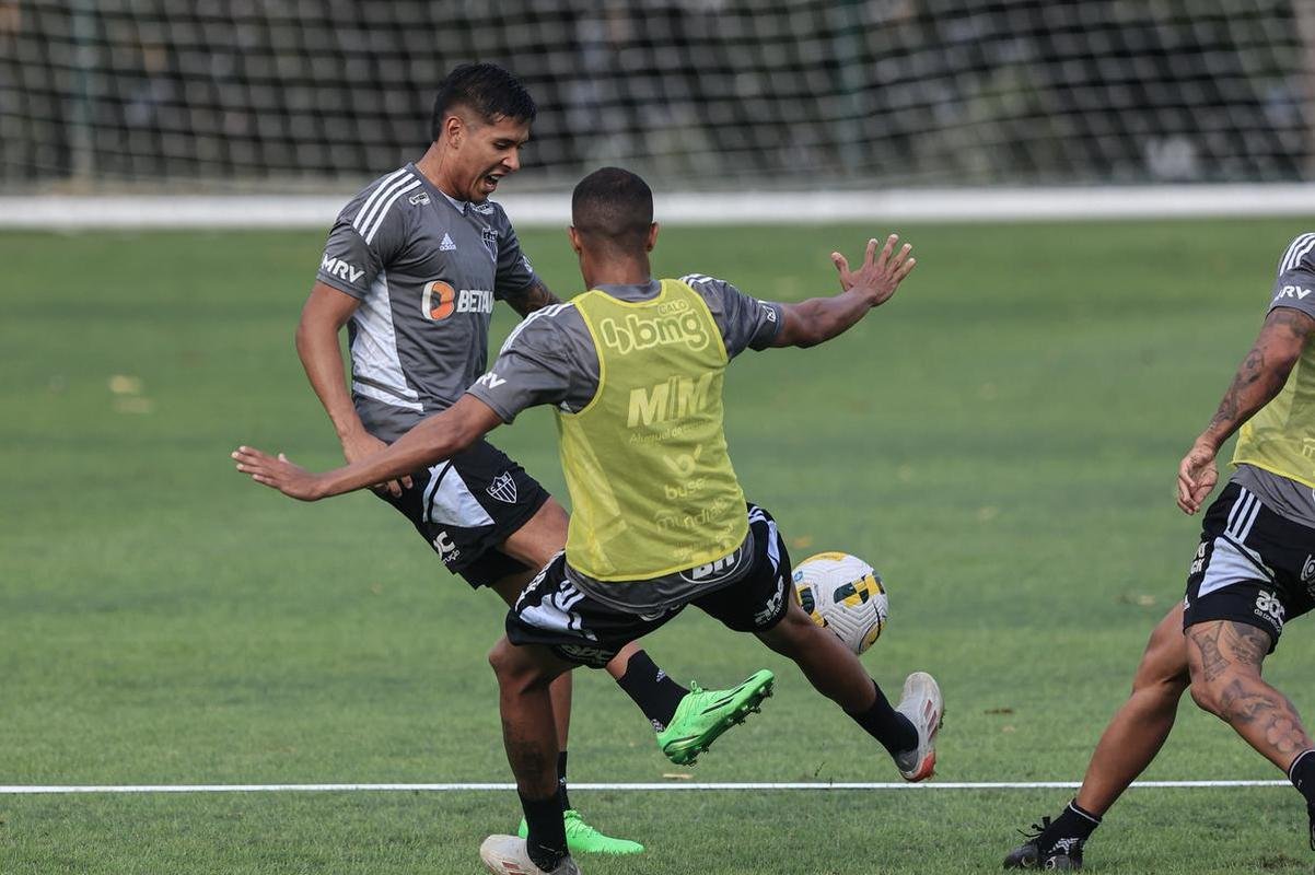 Fotos do treino do Atltico na Cidade do Galo