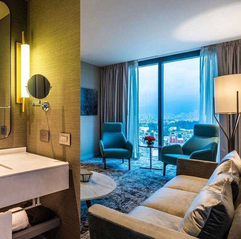 Fotos do Hilton Bogota Corferias, hotel que receber a delegao do Atltico na Colmbia para o compromisso pela Copa Libertadores, diante do Millonarios.