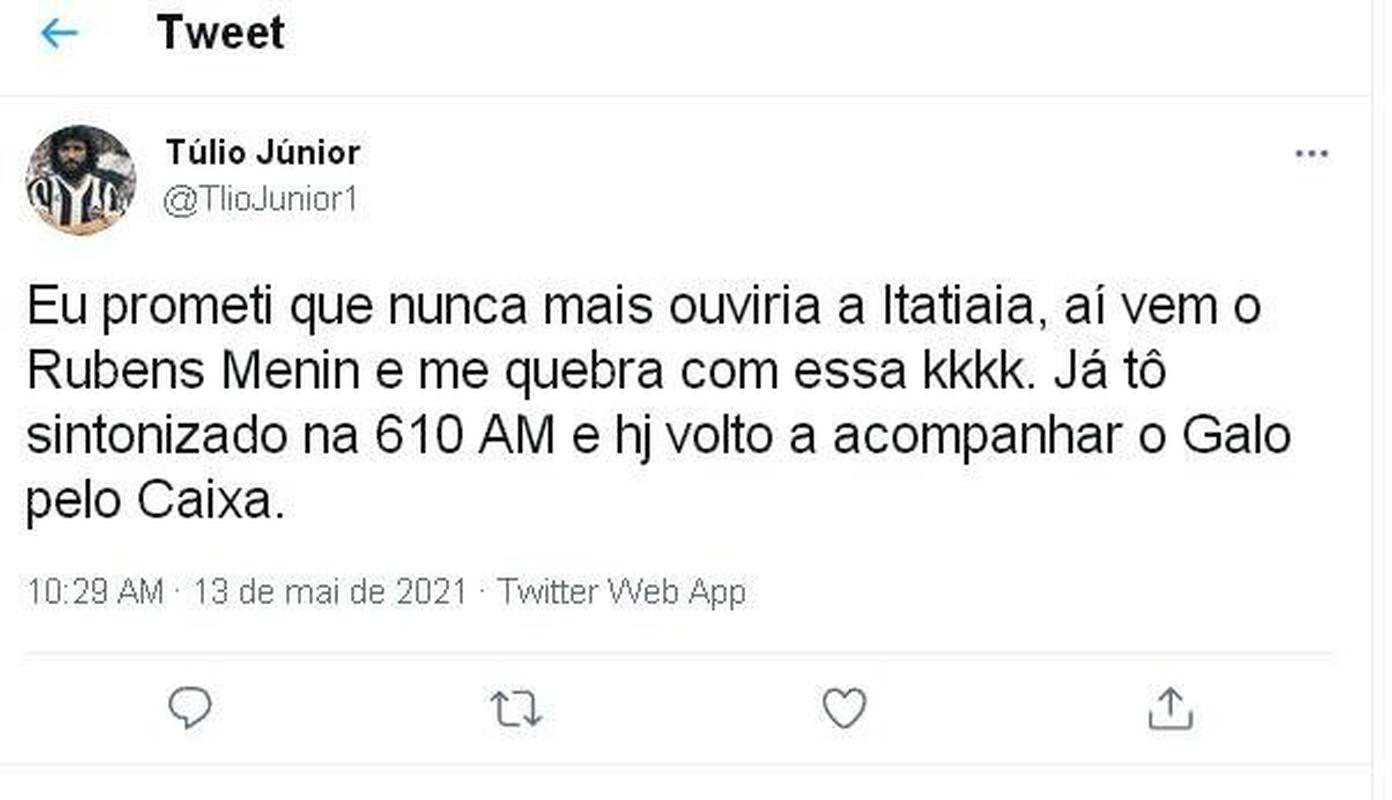 Atleticanos 'aprovaram' a compra da Itatiaia por Rubens Menin