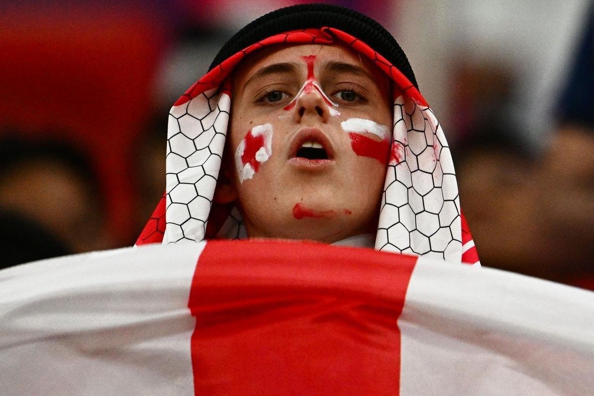 Torcidas de Inglaterra e Frana no duelo pelas quartas de final da Copa do Mundo do Catar