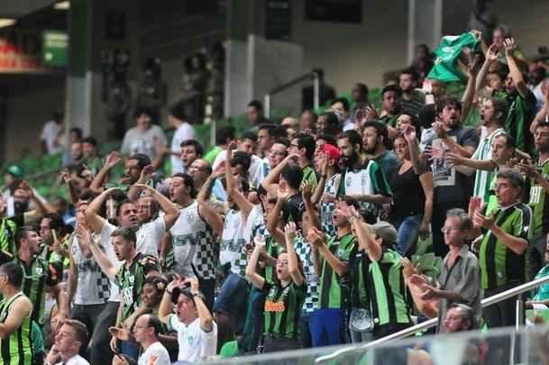 Imagens do jogo entre Atltico e Amrica pela Primeira Liga