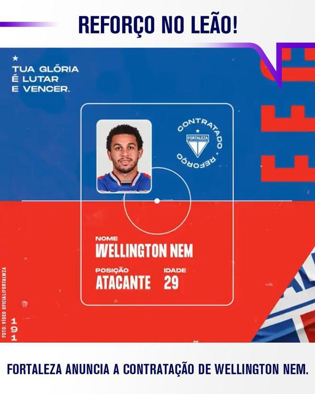 Wellington Nem, atacante (Fortaleza)