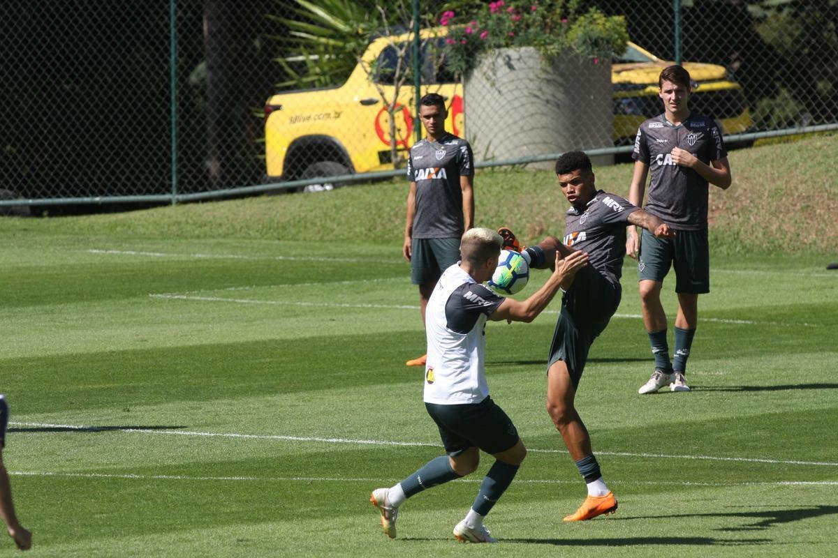 Atltico encerra preparao na Cidade do Galo para partida contra Grmio, pelo Campeonato Brasileiro