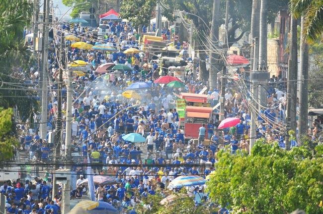 Fotos da torcida do Cruzeiro antes e durante a partida contra o Cricima, neste domingo (4), no Mineiro, pela 28 rodada da Srie B