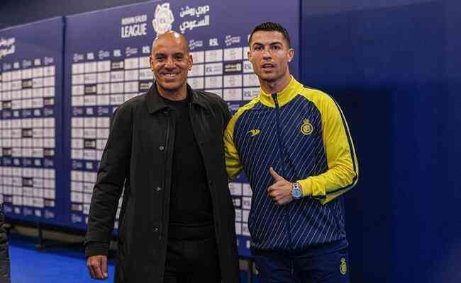 Pepa e Cristiano Ronaldo durante encontro em janeiro deste ano, na Arbia Saudita