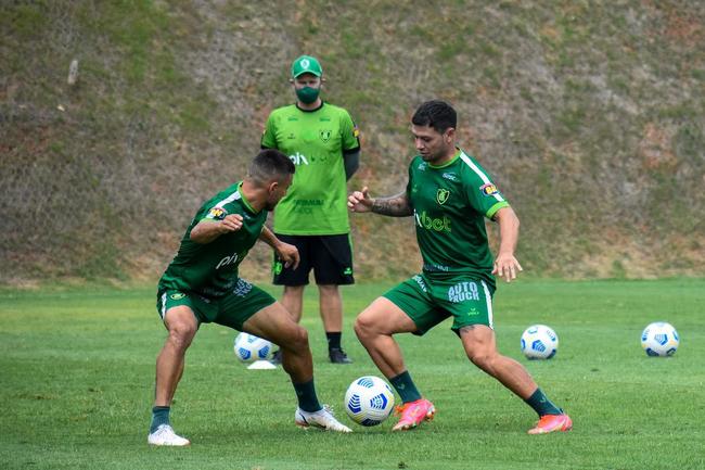 Treino do Amrica realizado nesta tera-feira (26/10) no CT Lanna Drumond, em Belo Horizonte