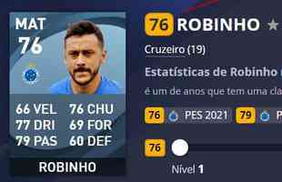 Robinho - Cruzeiro (apenas no mundo virtual) - Overall 76