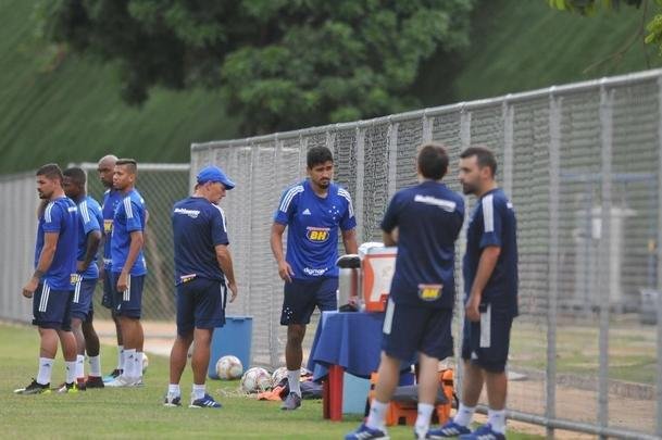 Fotos do terceiro treino do Cruzeiro na Toca da Raposa II (crdito: Alexandre Guzanshe/EM D.A Press)