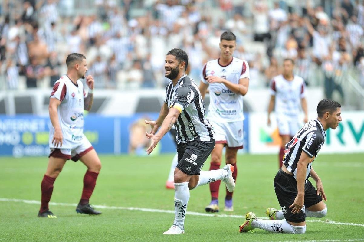 Fotos do jogo entre Atltico e Patrocinense, pelo Campeonato Mineiro