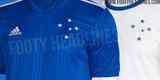 Site www.footyheadlines.com obteve fotos da camisa azul do Cruzeiro de 2020, confeccionadas pela Adidas