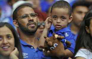 Torcedores do Cruzeiro compareceram em grande nmero ao Mineiro na semifinal contra o Tupi