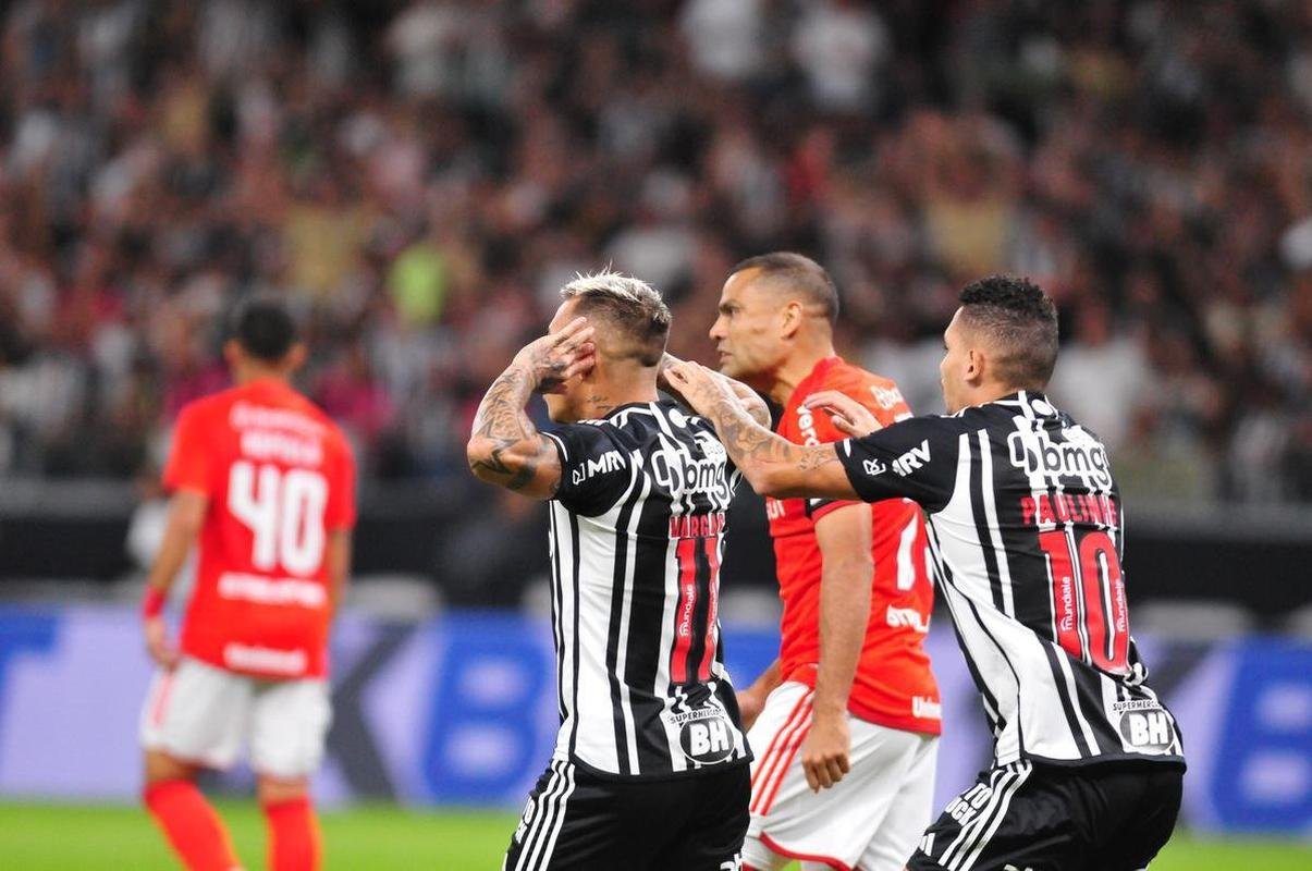 Fotos do jogo entre Atltico-MG e Internacional