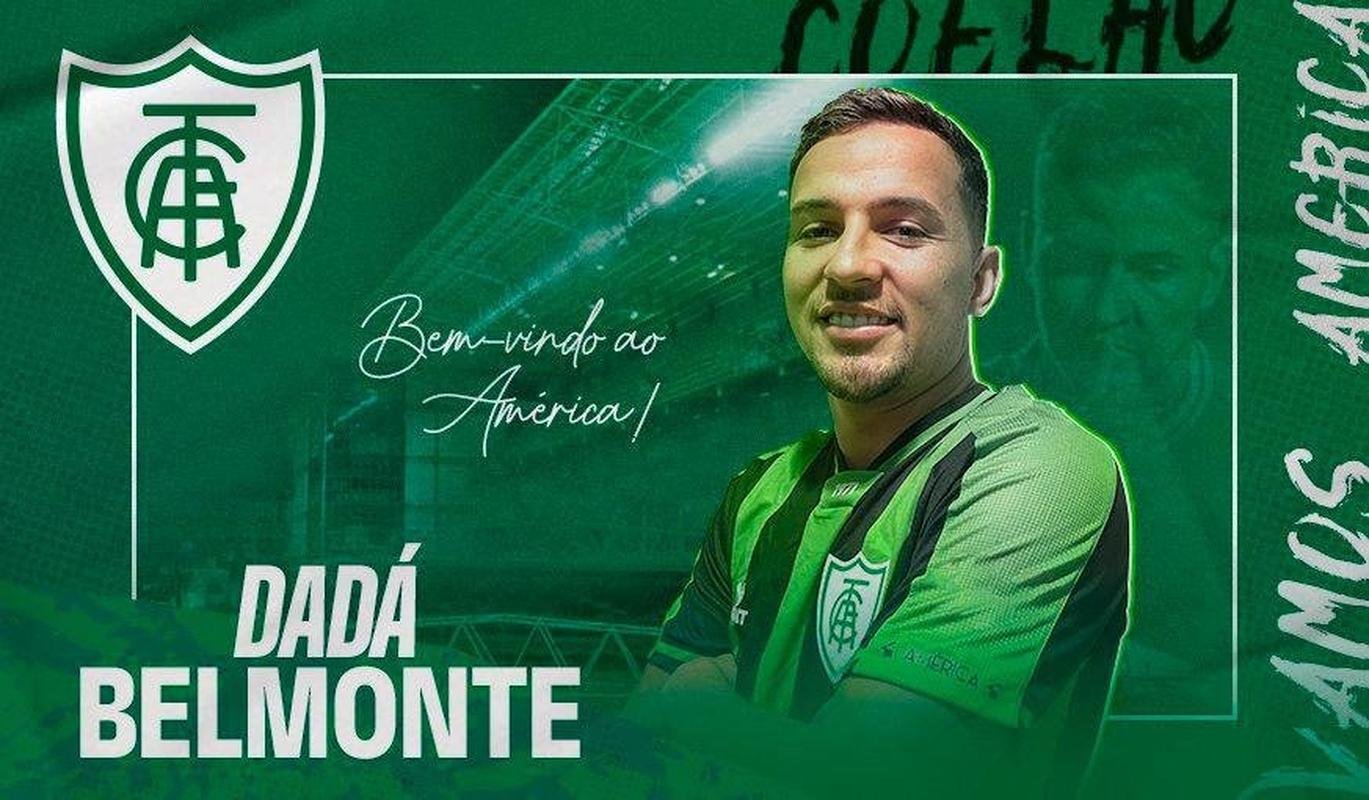 O atacante Dad Belmonte, de 25 anos, assinou contrato com o Amrica at dezembro de 2025. Ele esteve por ltimo no Gois.