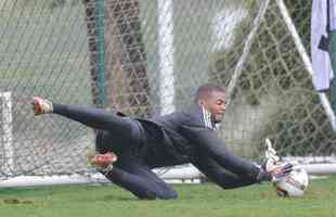 Treino do Atltico na Cidade do Galo, na manh desta tera-feira (24/1).