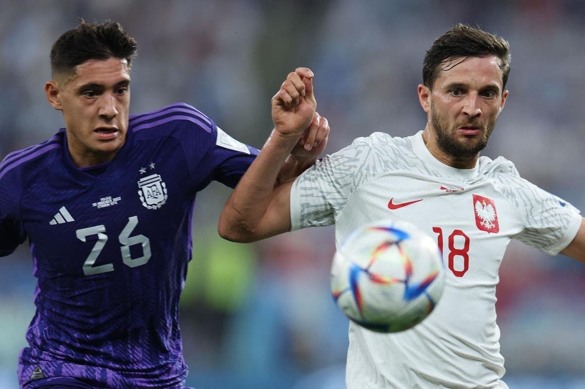 Fotos do jogo entre Polnia e Argentina no Estdio 974, em Doha, pela terceira rodada do Grupo C da Copa do Mundo, no Catar
