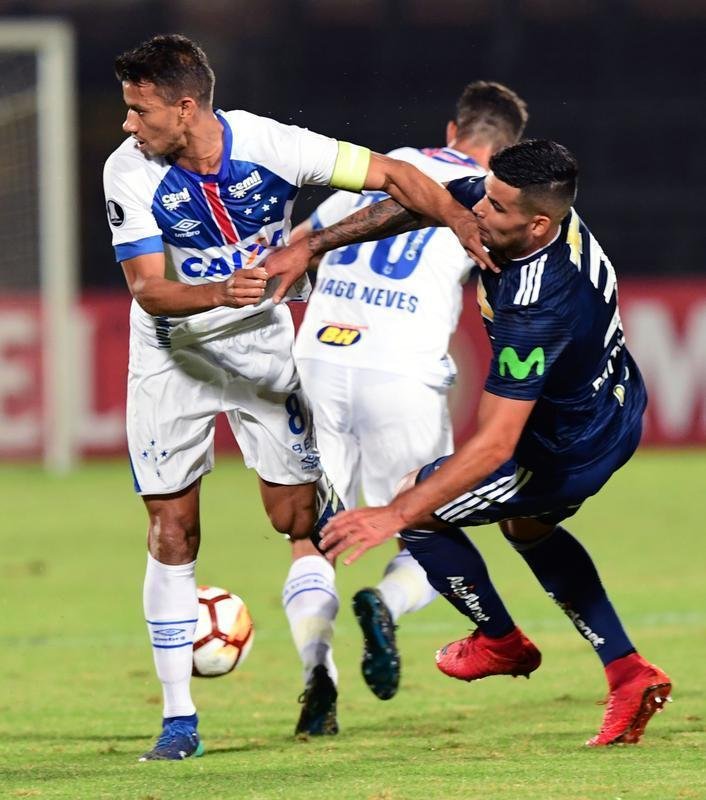 Fotos de Universidad de Chile x Cruzeiro, no Estdio Nacional, pela fase de grupos da Copa Libertadores