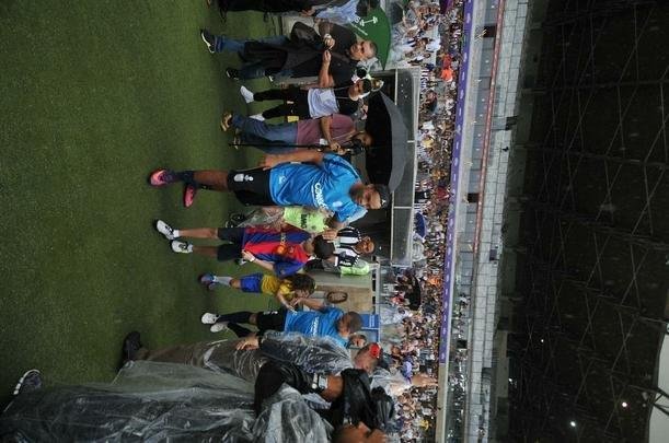 Fotos do 'Game of Dreams', jogo festivo dos Amigos do Ronaldinho contra os Amigos do Penta