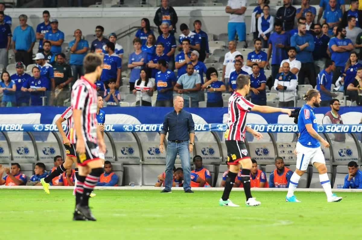 Imagens de Cruzeiro x So Paulo, pela quarta fase da Copa do Brasil, no Mineiro