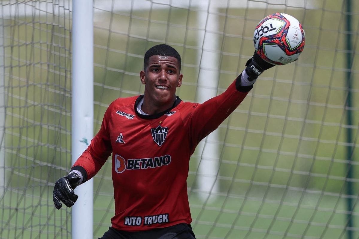 Treino do Atltico em 15/3/2021, na Cidade do Galo