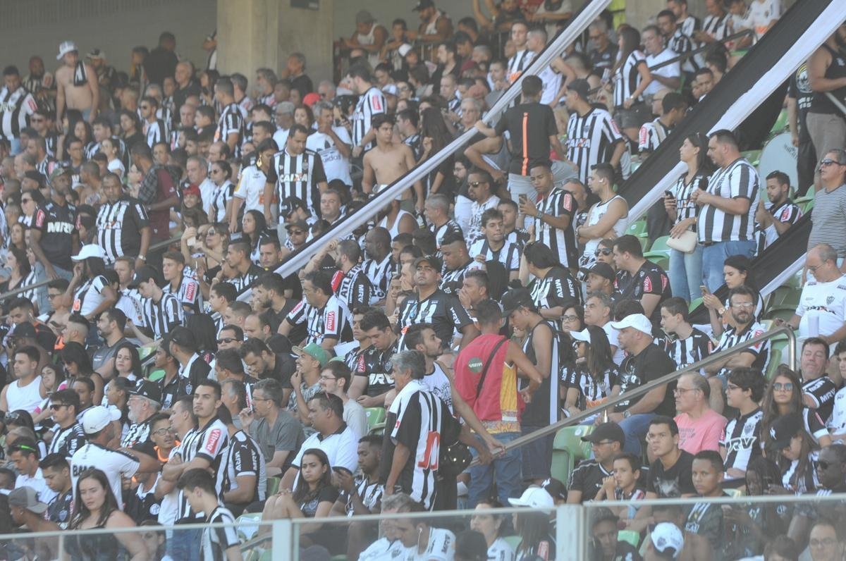 Torcida do Atltico na deciso do Campeonato Mineiro, no Independncia