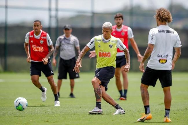 Veja fotos do treino do Atl�tico