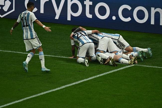 As melhores imagens da final da Copa do Mundo entre Argentina e Frana, no Estdio Icnico de Lusail, no Catar