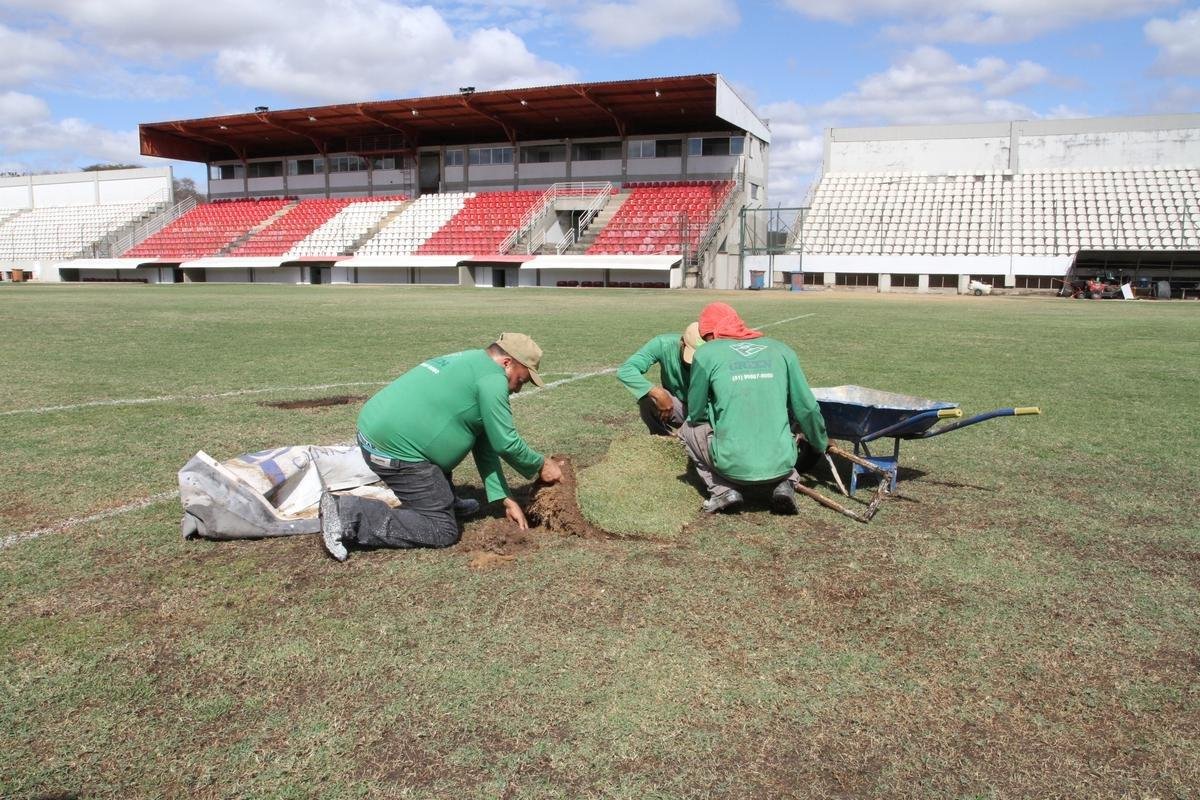 Fotos da Arena do Jacar, palco de jogos do Cruzeiro na Srie B