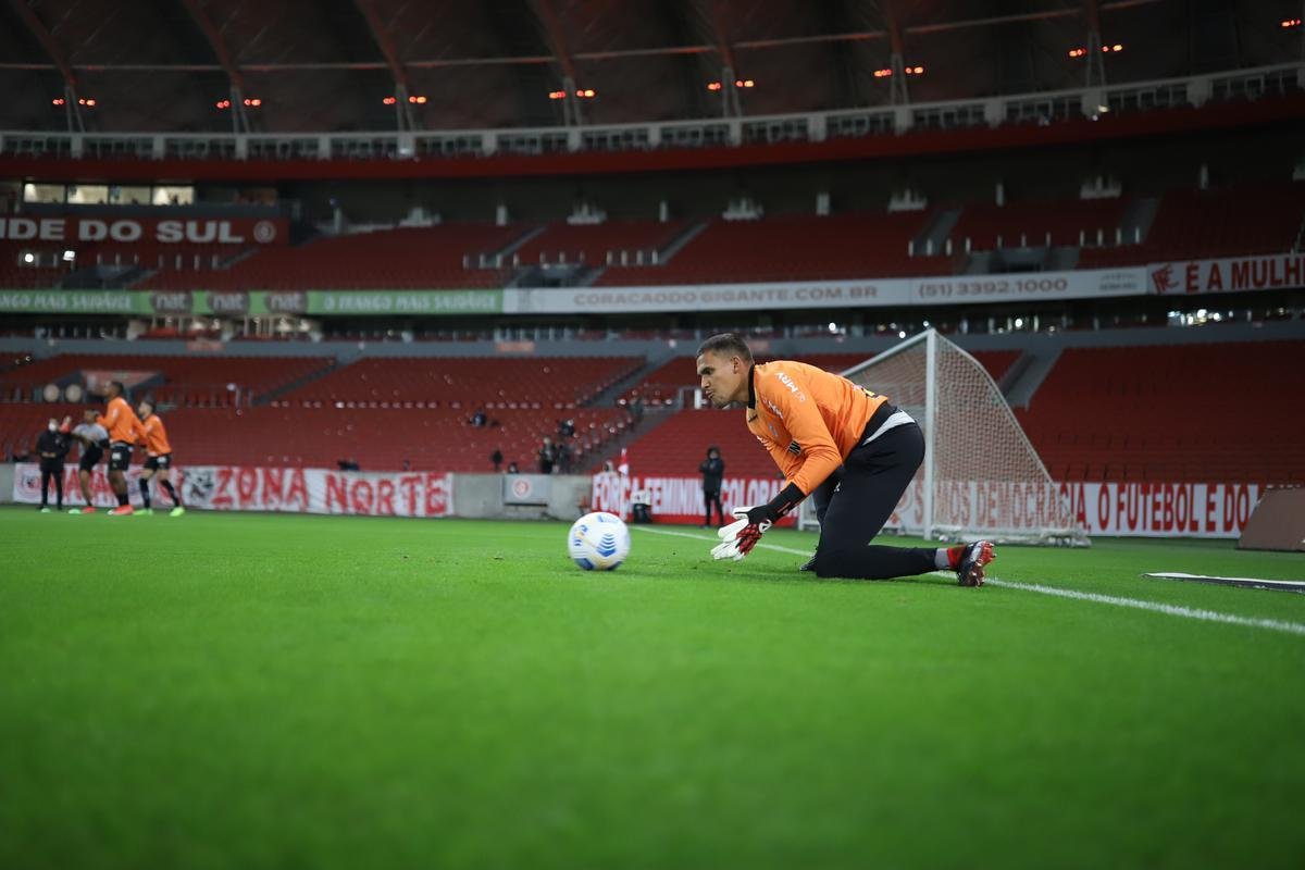 Atltico visitou o Internacional no Beira-Rio, pela quarta rodada do Brasileiro 