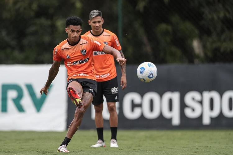 Fotos do treino do Atlético neste domingo, 14/11/2021