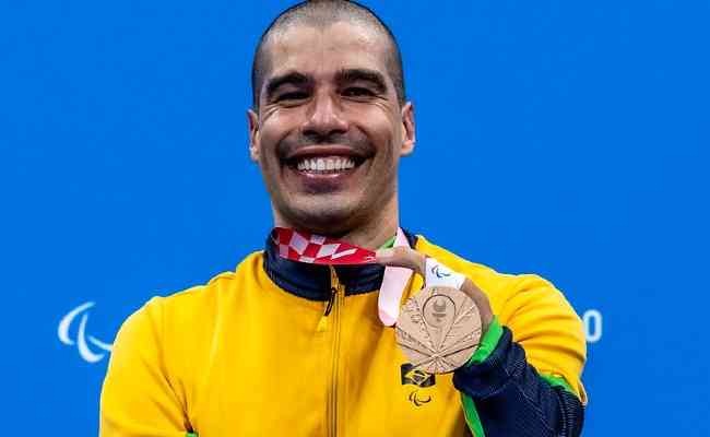  a segunda medalha de Daniel Dias na Paralimpada do Japo, o segundo bronze