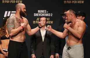 Pesagem do UFC 213, em Las Vegas - Travis Browne x Aleksei Oleinik 