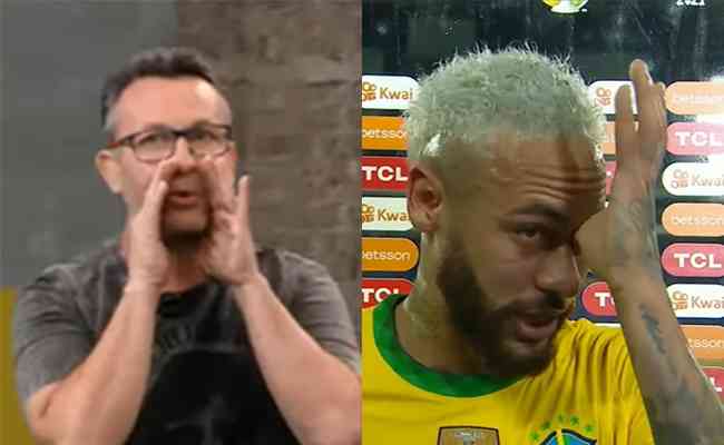 Neto fez duras crticas ao choro de Neymar aps goleada sobre o Peru
