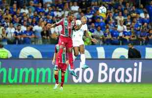 No segundo tempo, Cruzeiro pressionou o Fluminense em busca do gol da vitria