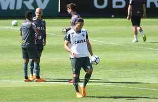 Atltico encerra preparao na Cidade do Galo para partida contra Grmio, pelo Campeonato Brasileiro