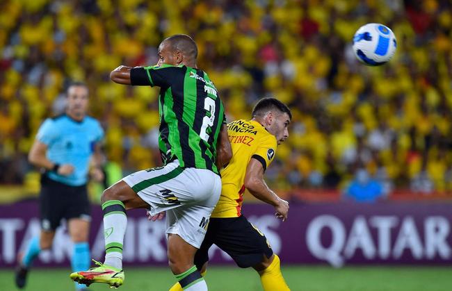 Barcelona-EQU x América: fotos do jogo pela Libertadores