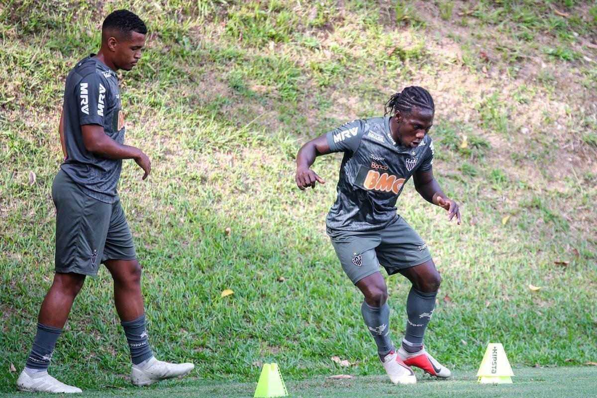 Atltico treinou nesta tera-feira, na Cidade do Galo