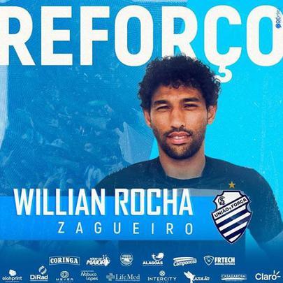 O CSA anunciou a contratao do zagueiro Willian Rocha, que estava no Oeste